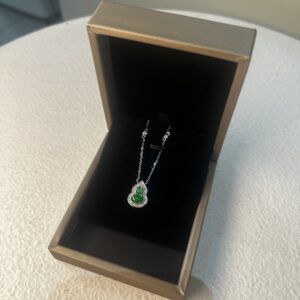 Green Jade S925 Silver Necklace