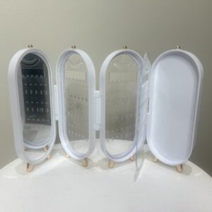 Folding Jewelry Organizer with Mirror