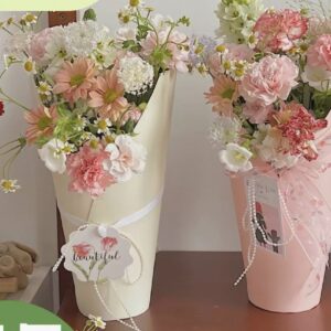 Elegant Fresh Flower Hug Bucket